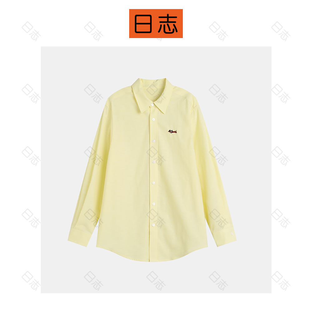 PIPO【含亚麻】宽松衬衫女时尚百搭显瘦长袖外搭纯色衬衣DD51O636