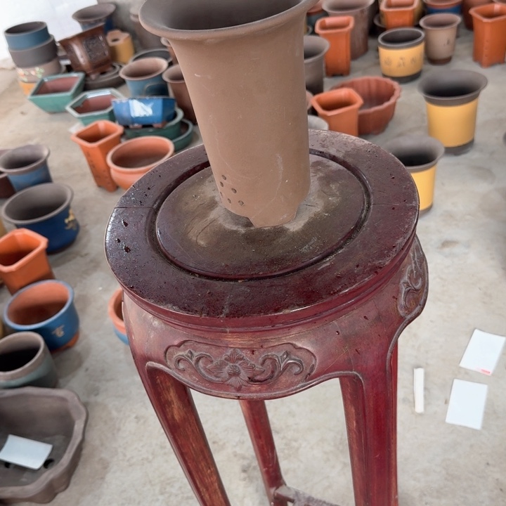 紫砂紫砂花盆20*15