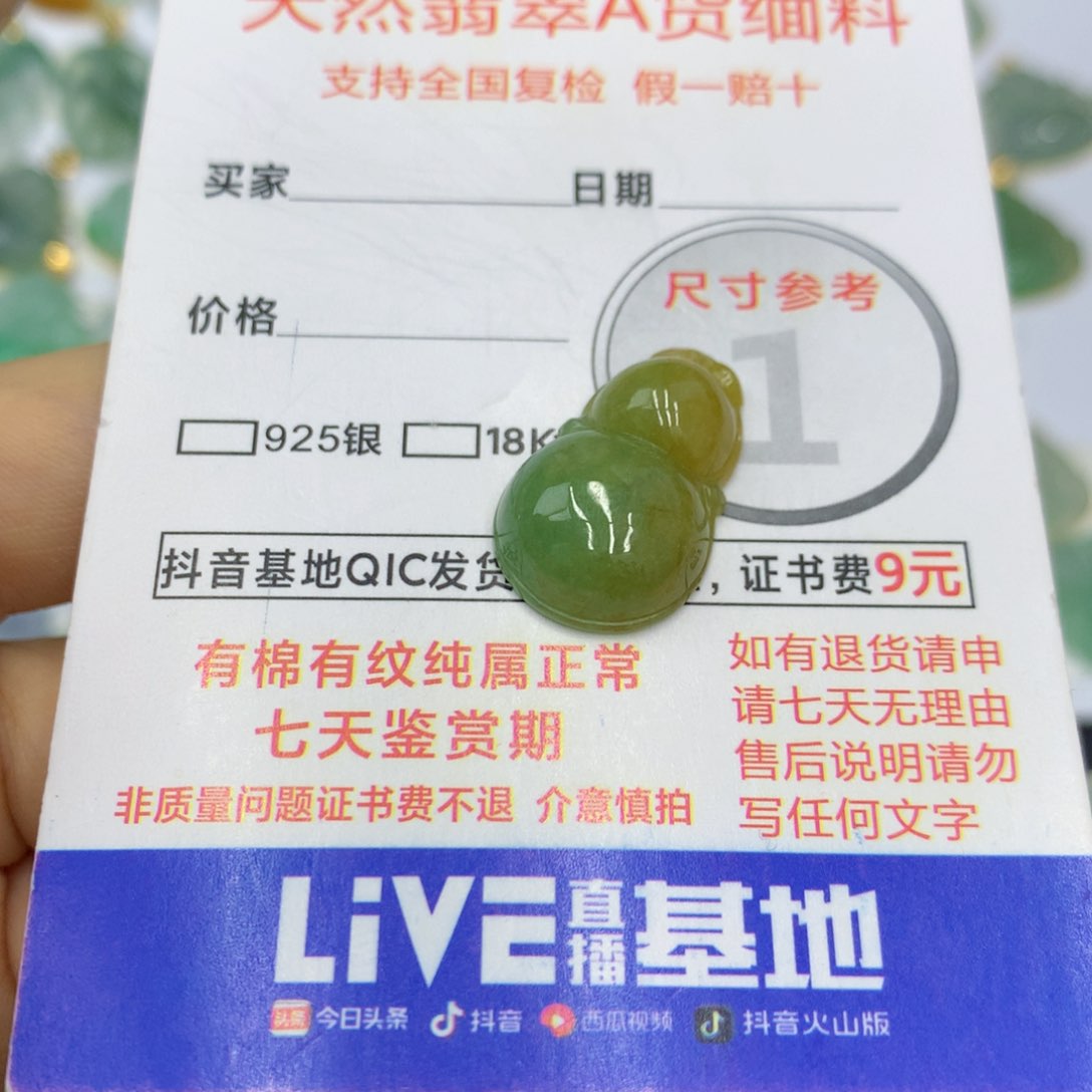 翡翠颈饰未镶嵌翡翠