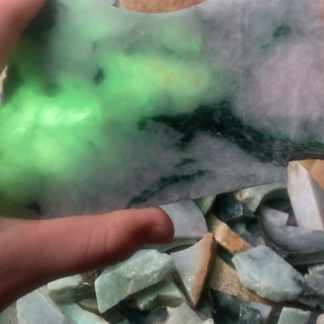 翡翠颈饰未镶嵌缅甸翡翠