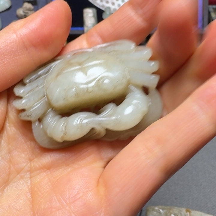 聚***堂和田玉（糖玉）未镶嵌挂件