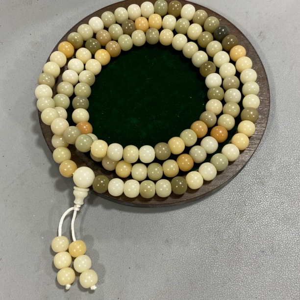 P554多宝色胖苹果珠菩提卡1.0多圈手串（底色多样 发其一）