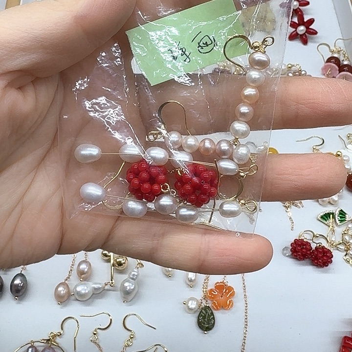 淡水珍珠发饰银S925镶嵌