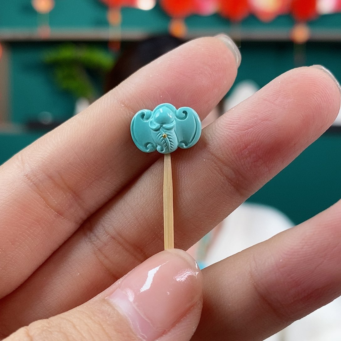 绿松石珠宝奇石未镶嵌