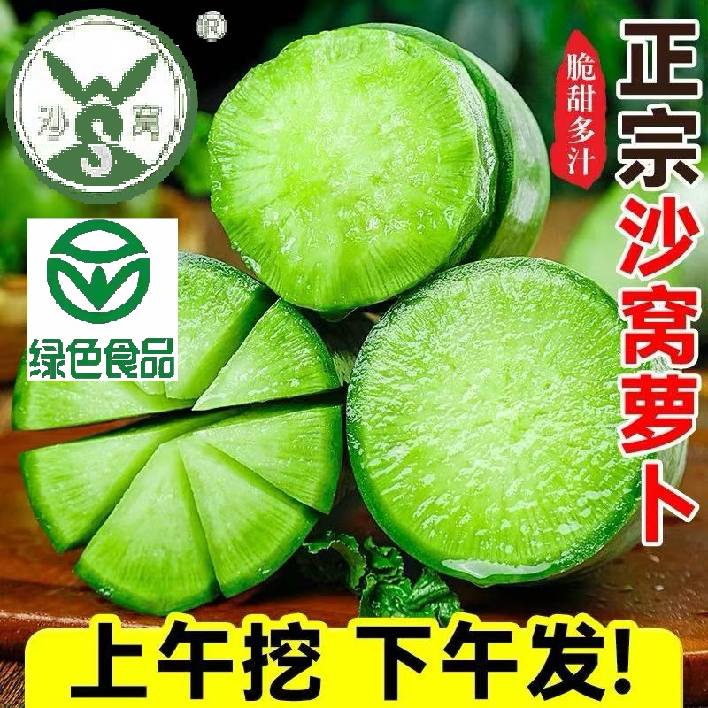 天津沙窝萝卜天星02金星/北斗沙窝萝卜酥脆天津正宗沙窝萝卜