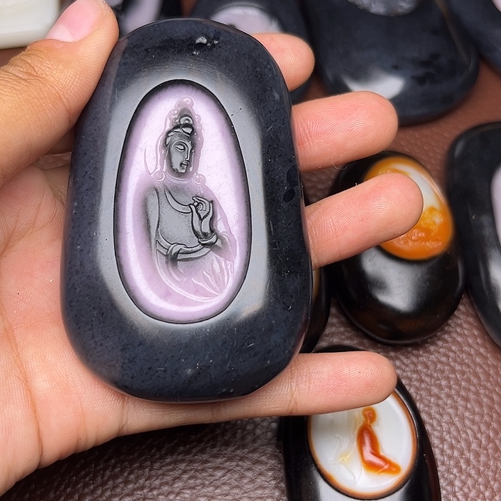 和田玉颈饰未镶嵌朱*姐