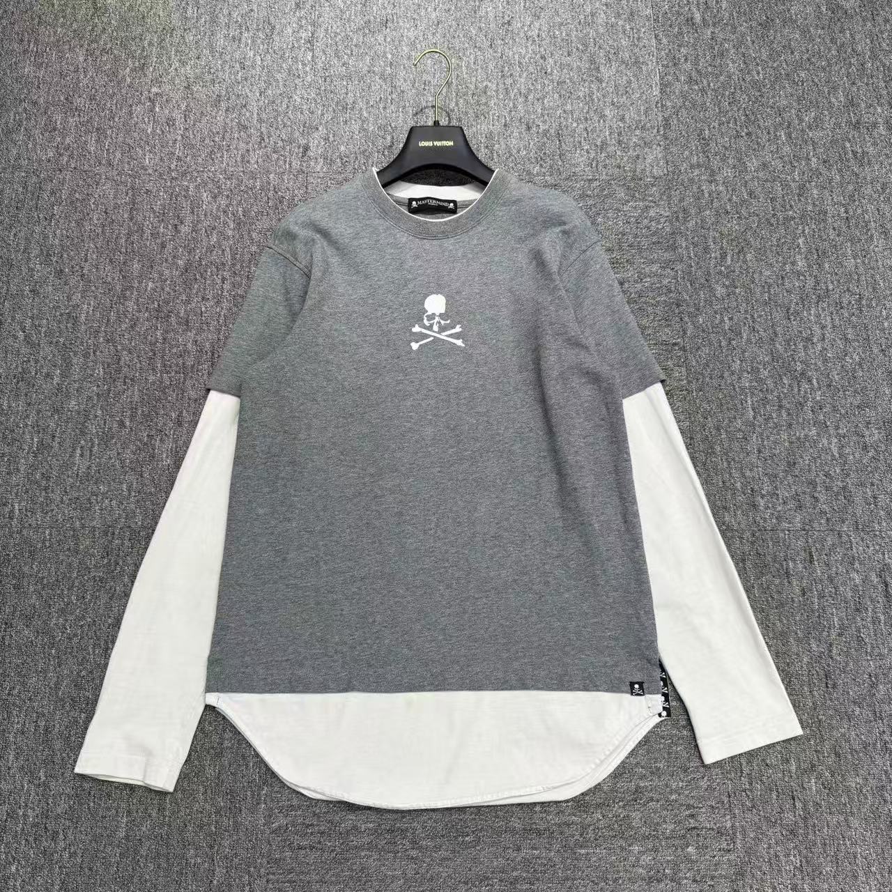 95新 maje Mastermind World 假两件长袖/s码/编码19013