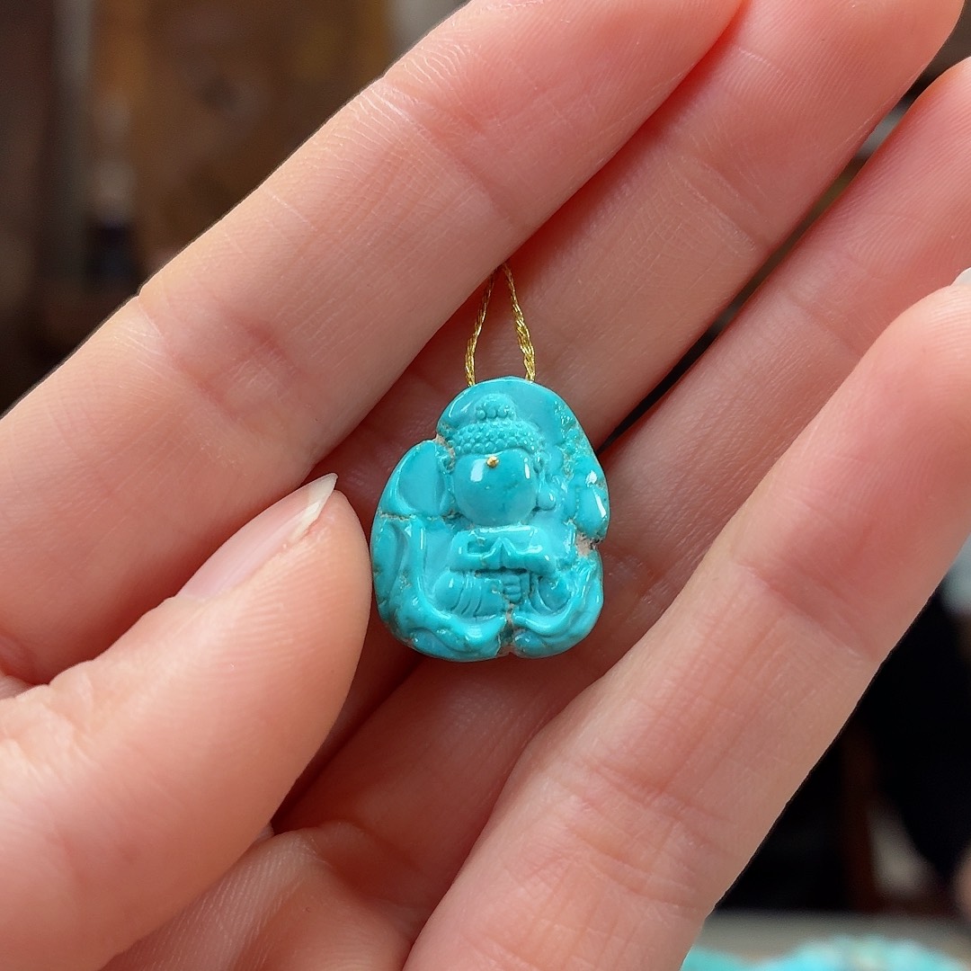 未镶嵌绿松石珠宝奇石