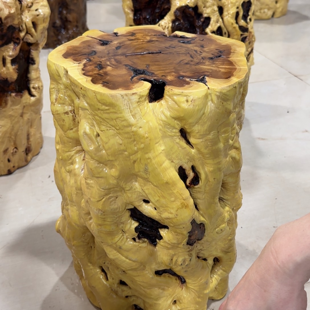 回***归龙纹鸡心枣木手工艺品 