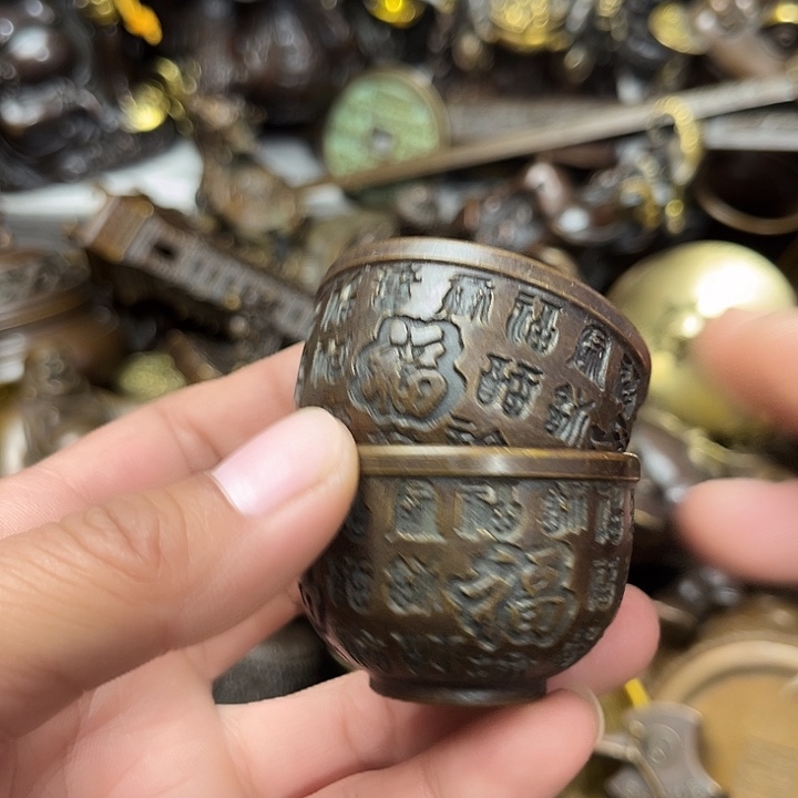 顺顺利利，铜器摆件