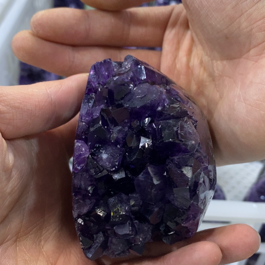 紫晶摆件摆件未镶嵌