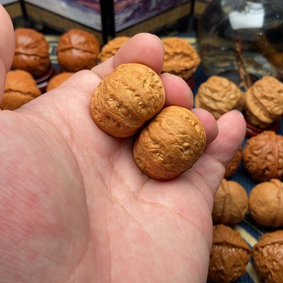 文玩核桃把件?***?磨盘