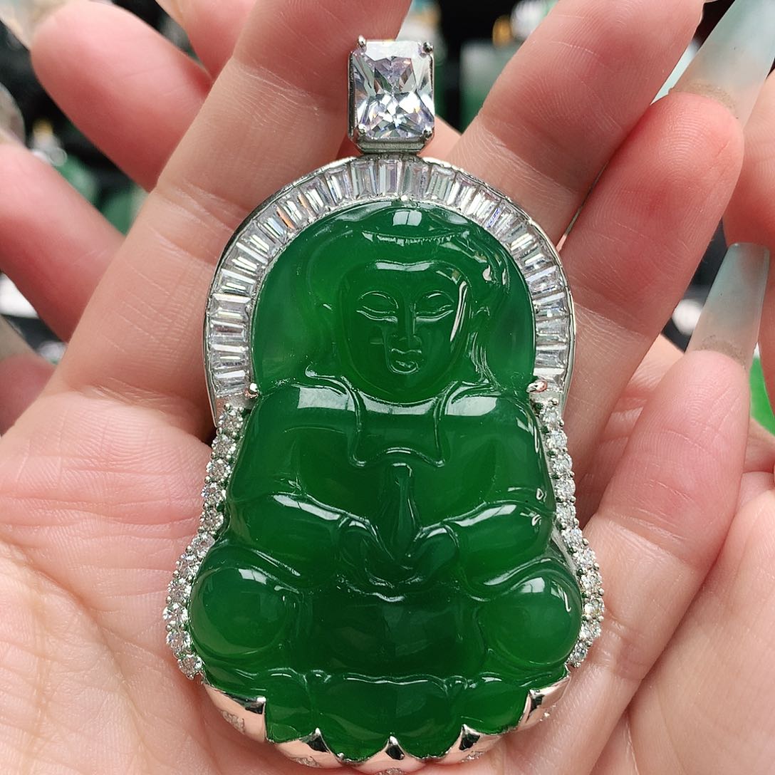 玛瑙/玉髓吊坠银S925镶嵌