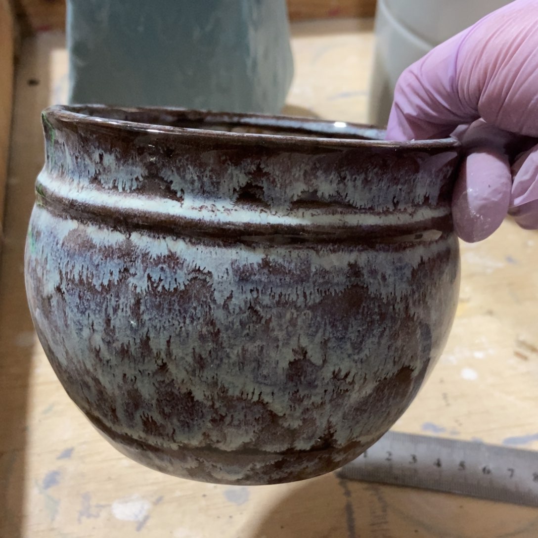 红陶高温陶瓷花盆