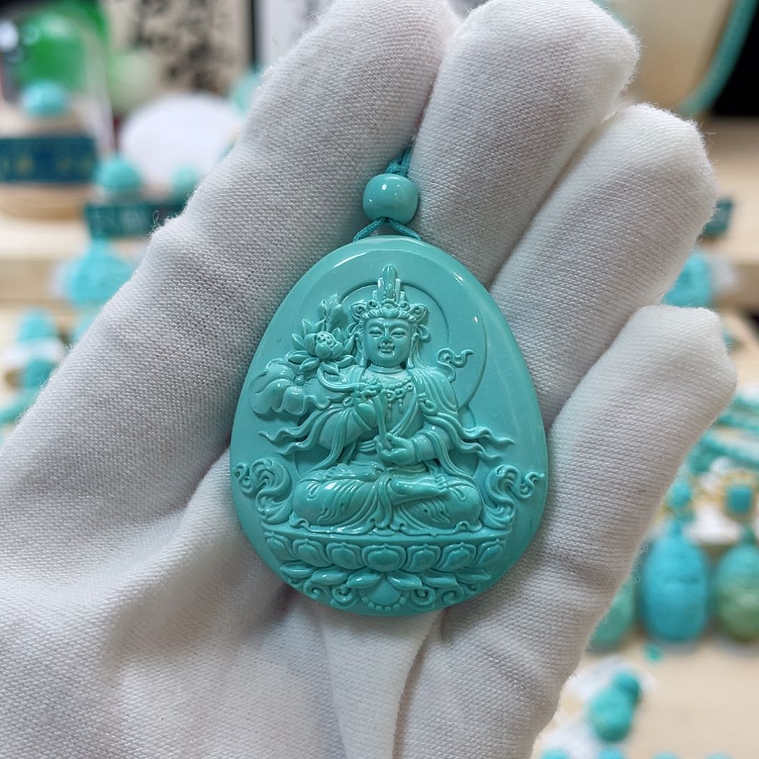 绿松石珠宝奇石未镶嵌