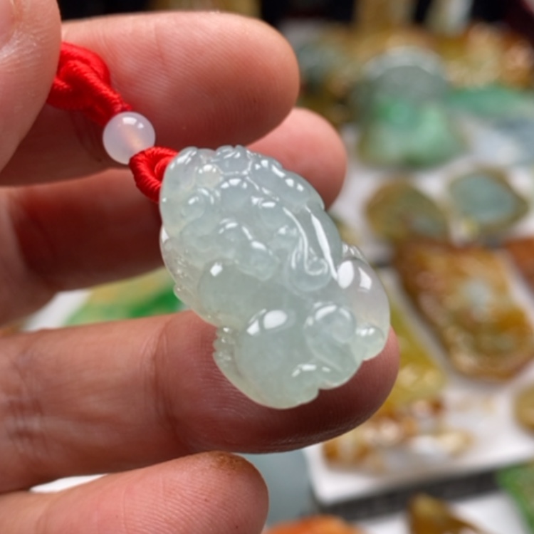 【闪购商品】翡翠颈饰未镶嵌缅甸翡翠A货吊坠