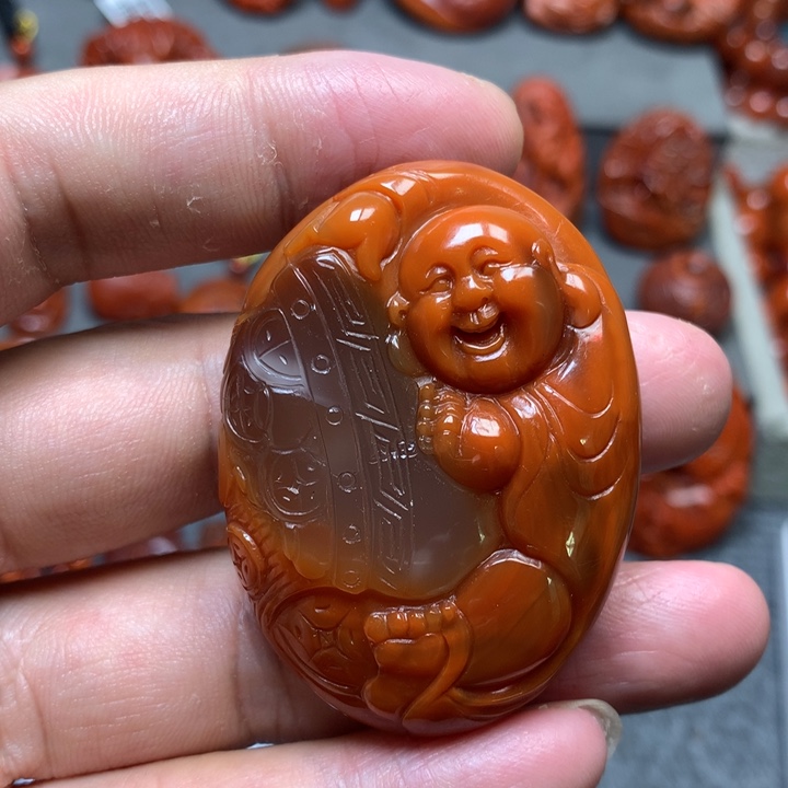 吊坠(不含链)未镶嵌南红玛瑙