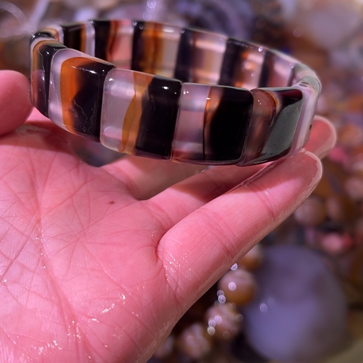 玛瑙/玉髓未镶嵌手链