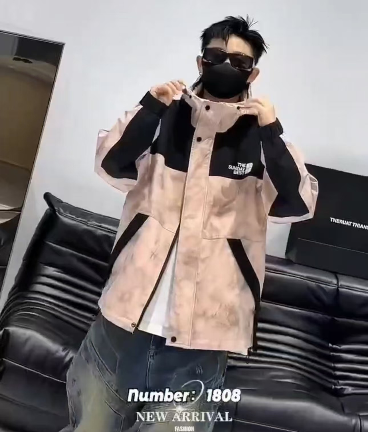 粉色.AW.2025秋冬工装冲锋衣棉服.Z-7706