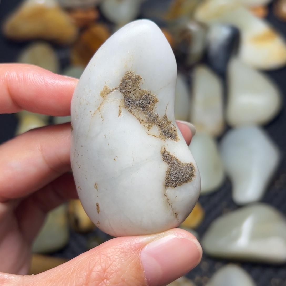 和田玉未镶嵌挂件A8