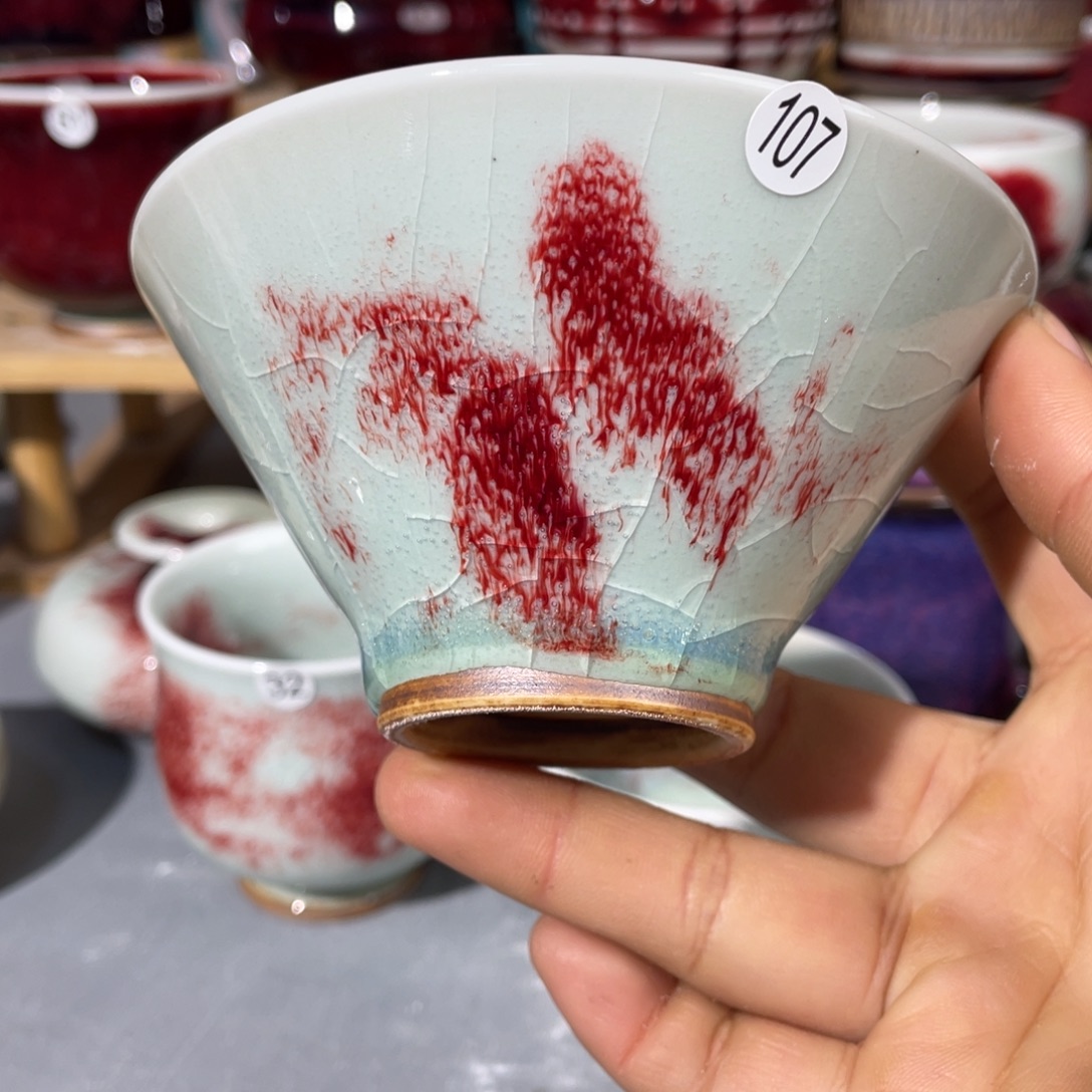 瓷片纯手工制作……微微瑕