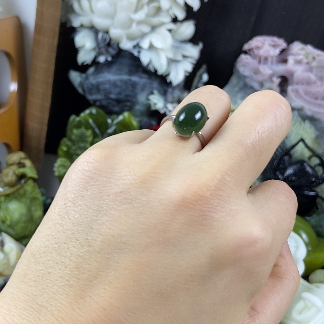 蛇纹石玉合金手把