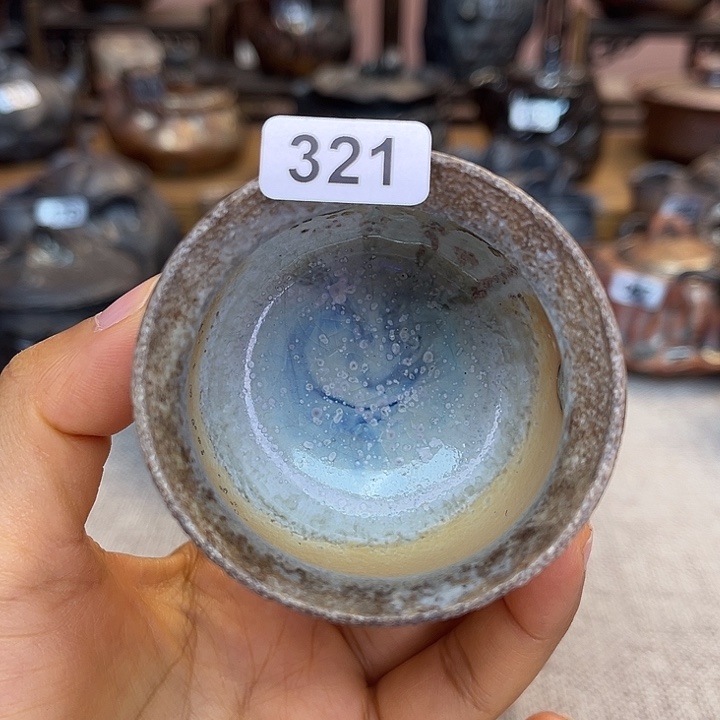 裸柴烧陶瓷手工茶器