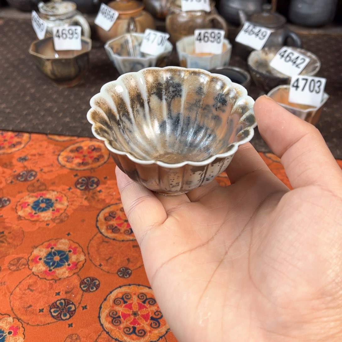 壶柴烧茶器主人杯