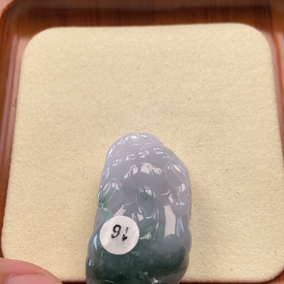 颈饰未镶嵌翡翠如意貔貅吊坠