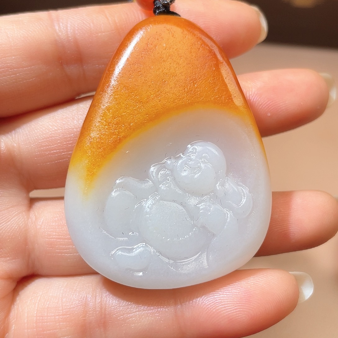 和田玉颈饰未镶嵌A7 