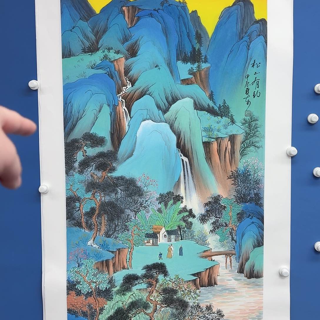 国画多次参加国内外书画