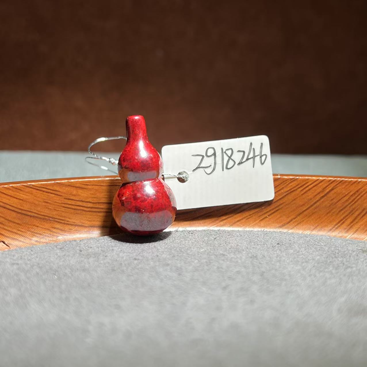 天然辰砂【张老斯珠宝】朱砂葫芦吊坠zg18246