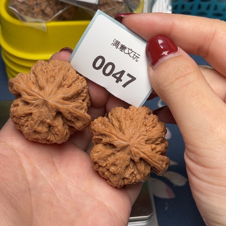 文玩核桃把件粗筋44