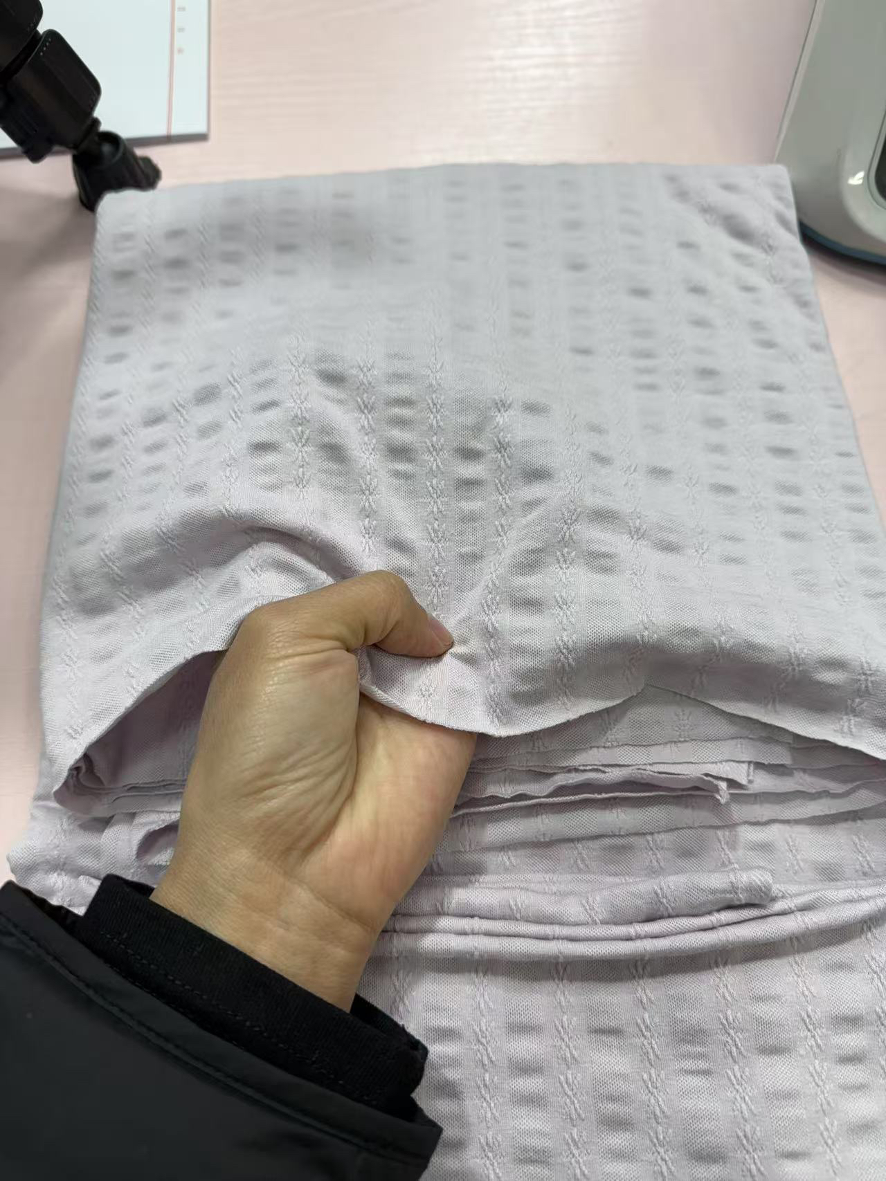 布料香芋紫泡泡莫代尔1-1.5米可选多拍连裁