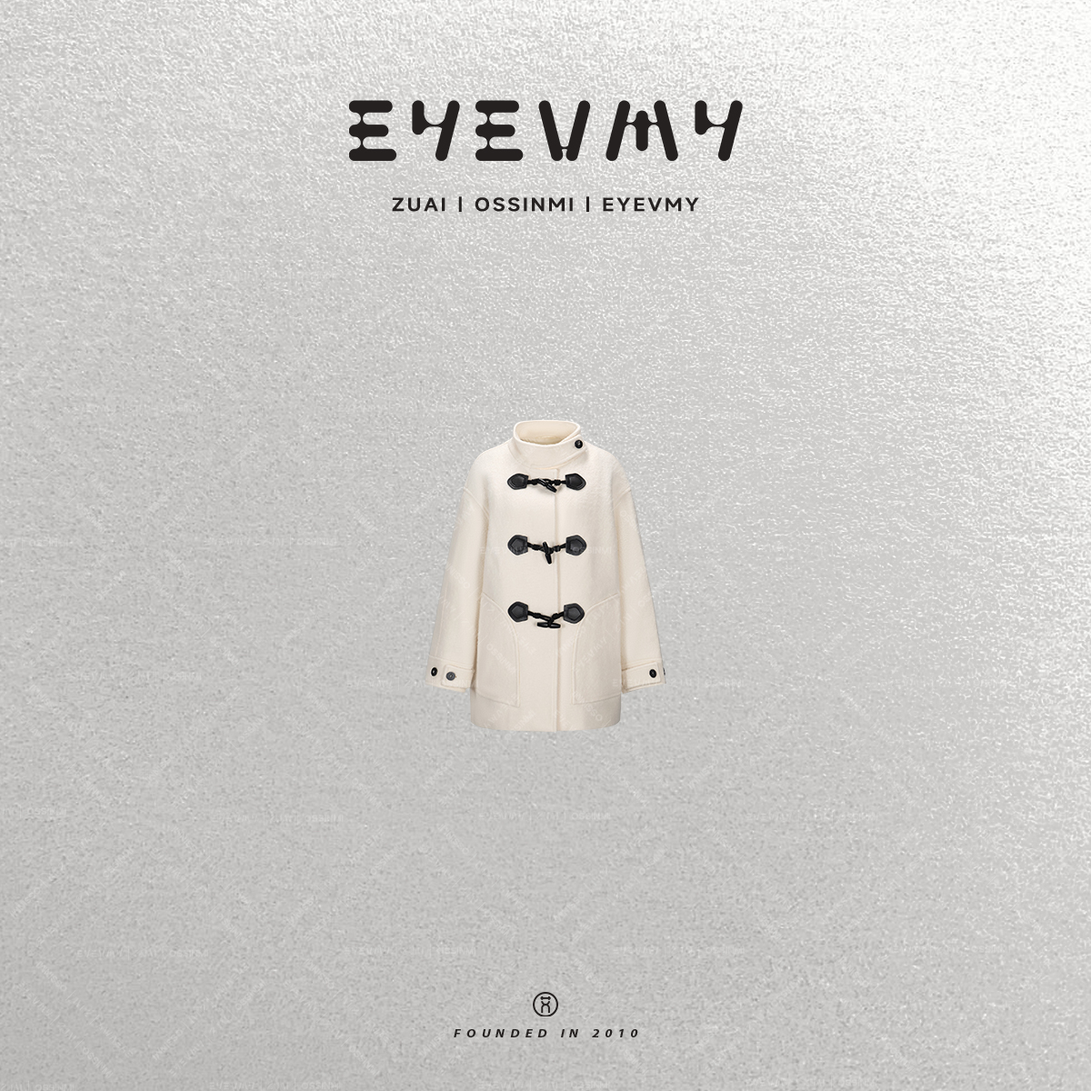 【情书】100羊毛毛呢外套牛角扣中长款大衣双面呢WT54LWK018