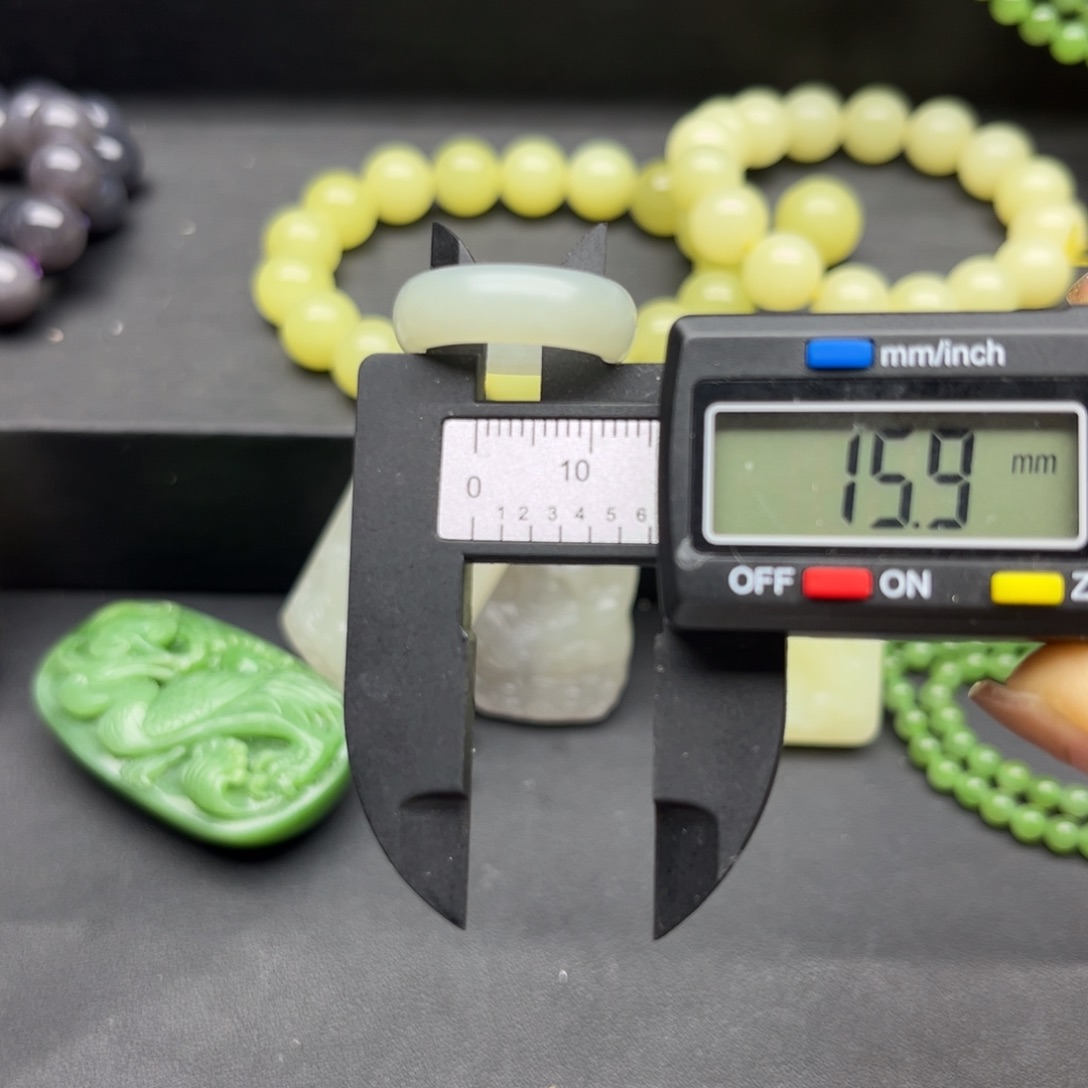 银S925镶嵌和田玉珠宝半成品