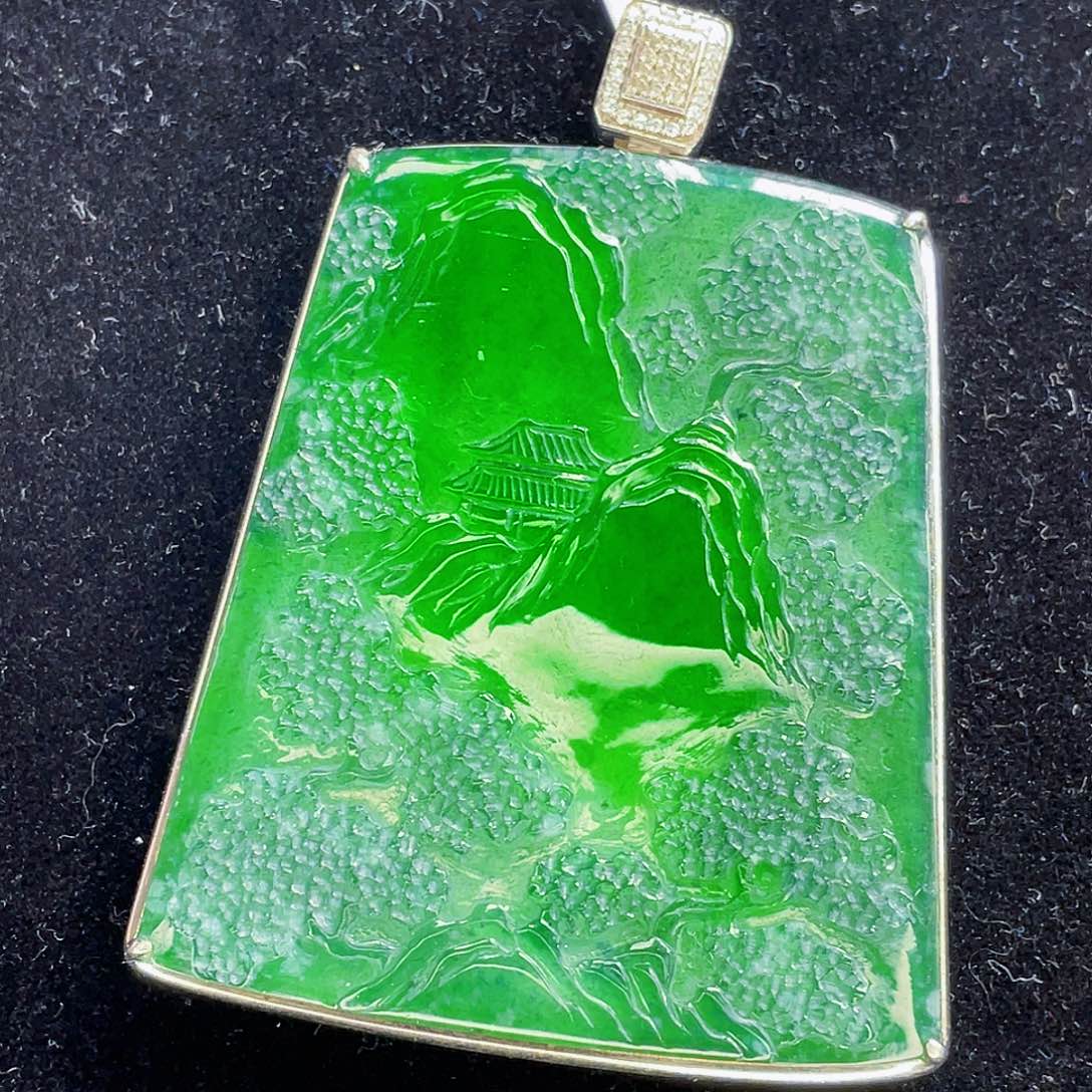 翡翠吊坠(不含链)未镶嵌