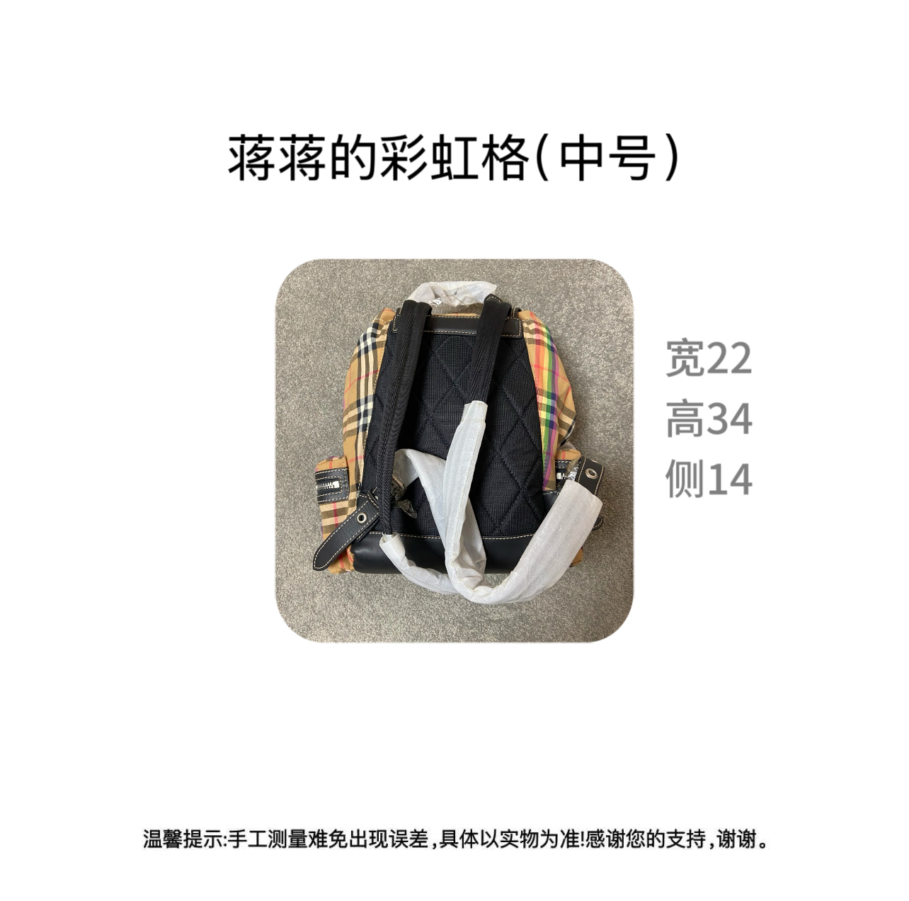 彩色经典帆布双肩背包