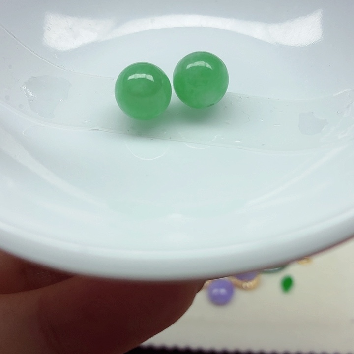 翡翠未镶嵌手链天然缅甸翡翠A货卡10