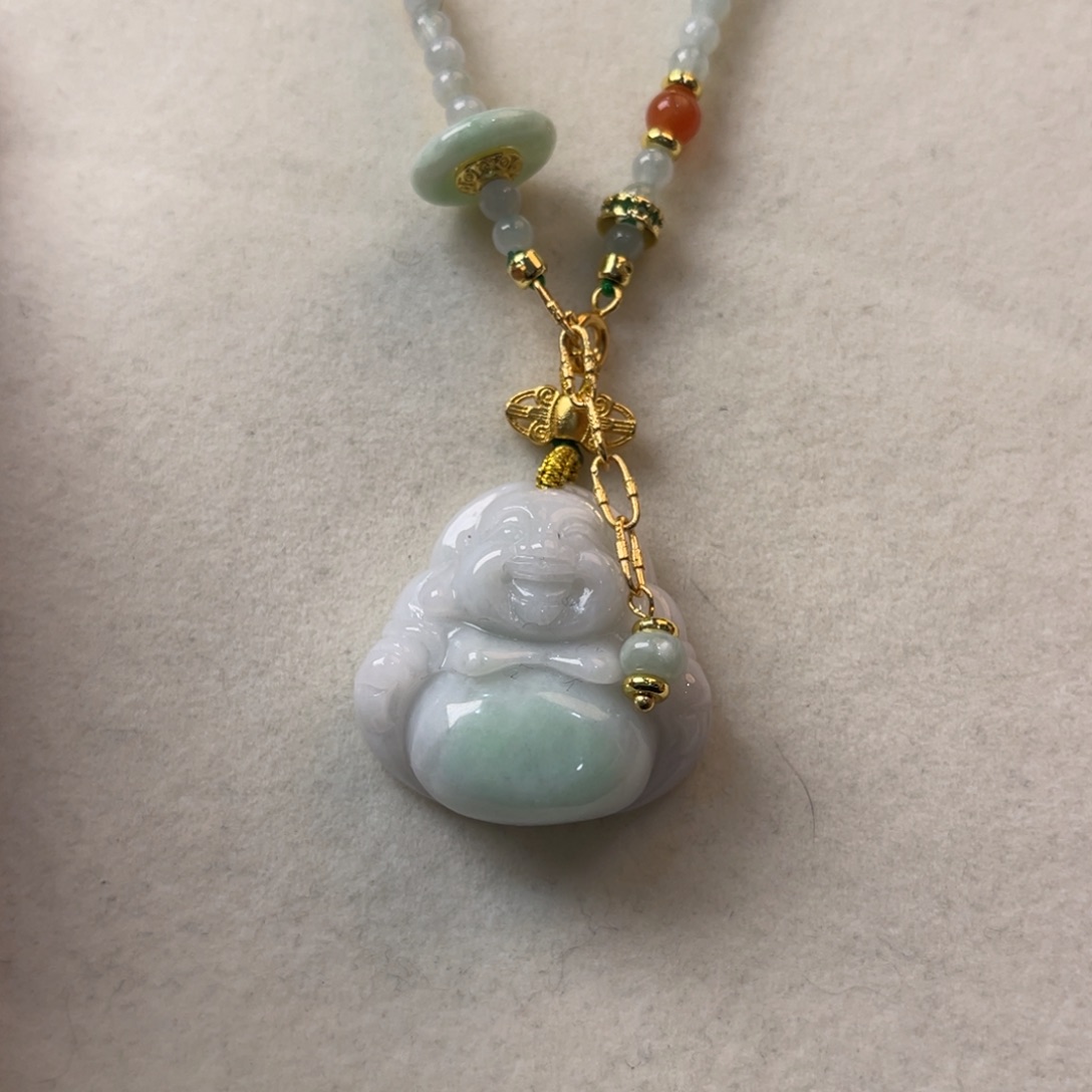 翡翠颈饰未镶嵌吊坠