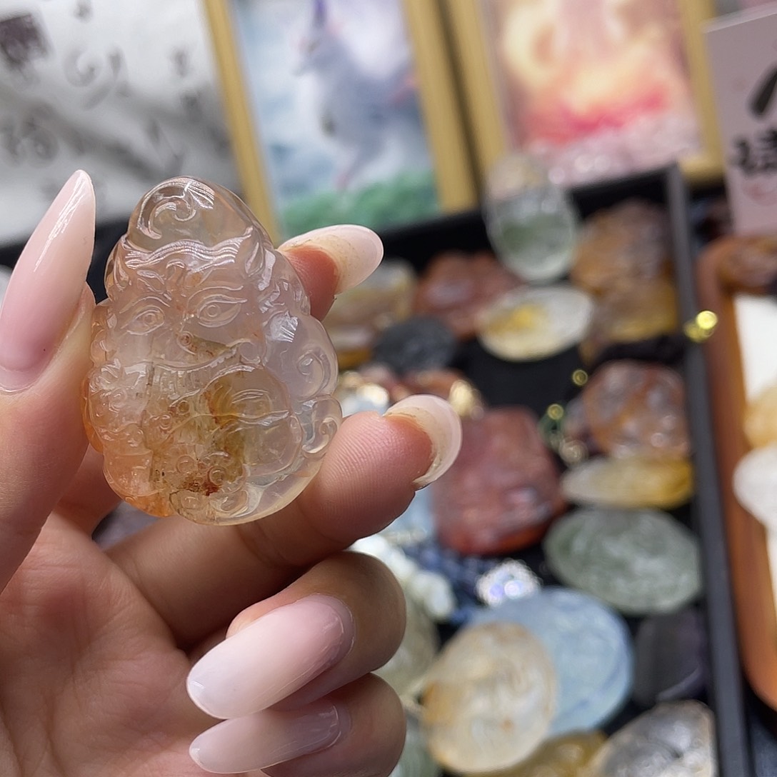 颈饰未镶嵌水晶天然