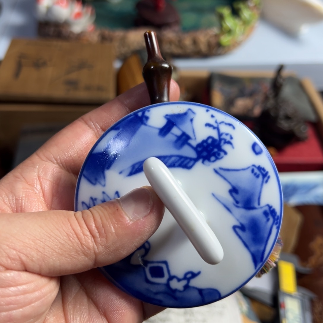 紫砂茶叶盒慢*拍我家粉皮真好看啊