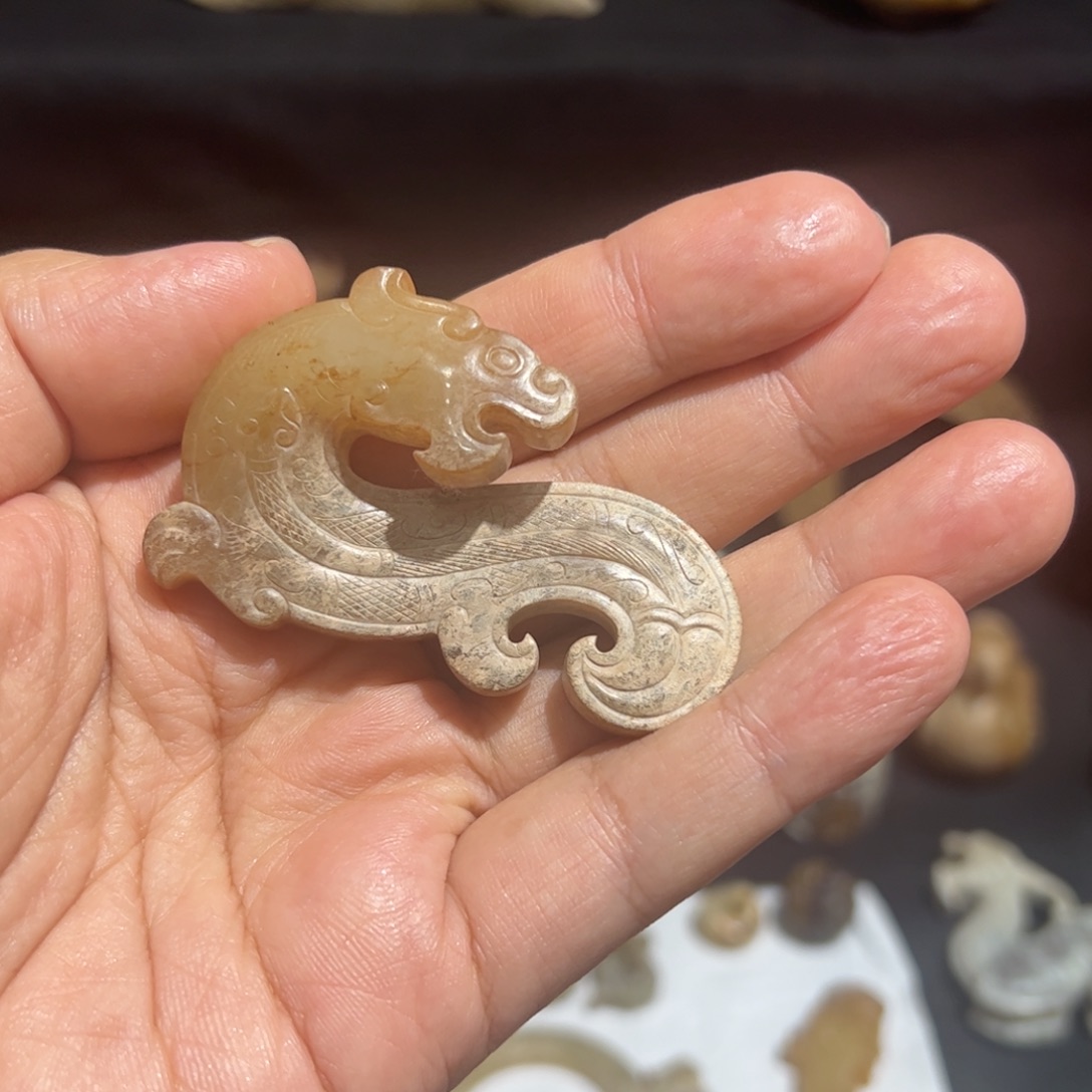 原***侠和田玉（糖玉）未镶嵌挂件我在这里等着你来