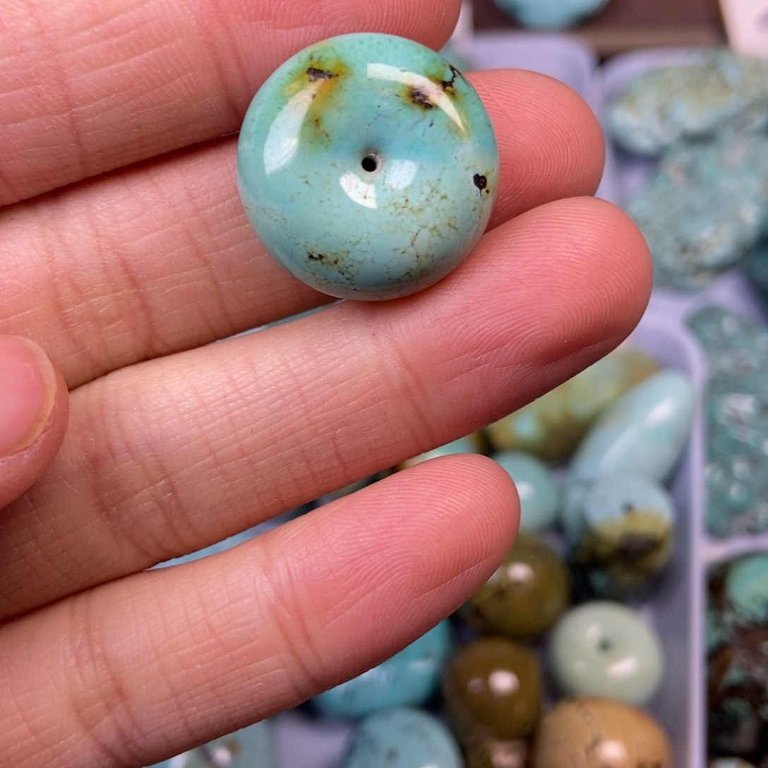 绿松石珠宝奇石未镶嵌