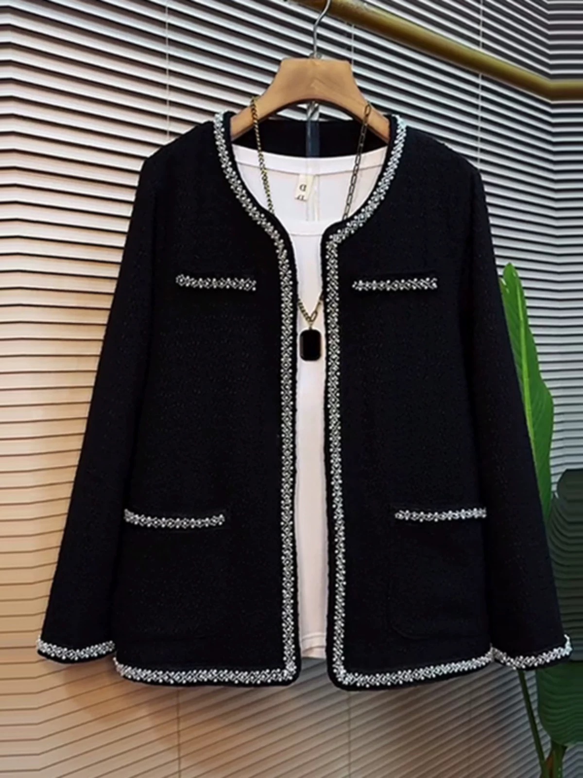 WT047开衫外套春秋新款长袖百搭显瘦上衣