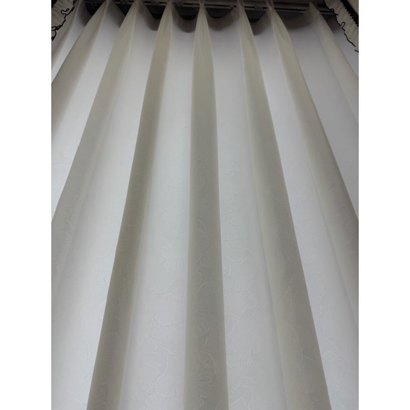 电雕银杏叶窗纱简约高级百搭客厅卧室阳台