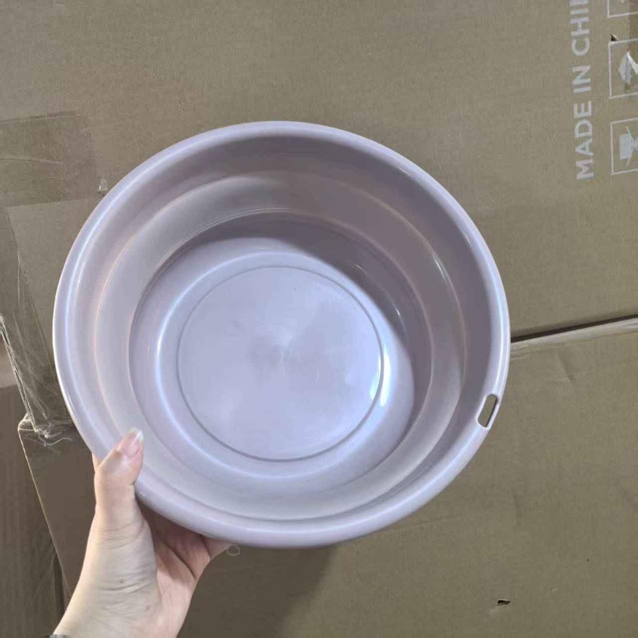 紫色折叠盆  发1  口径25