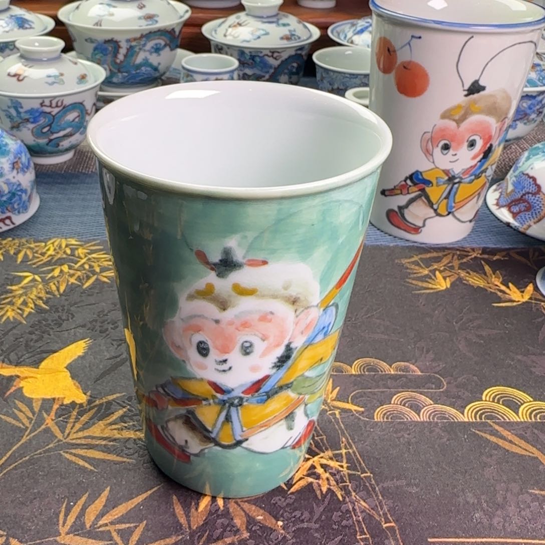 瓷片悟空可乐杯一件