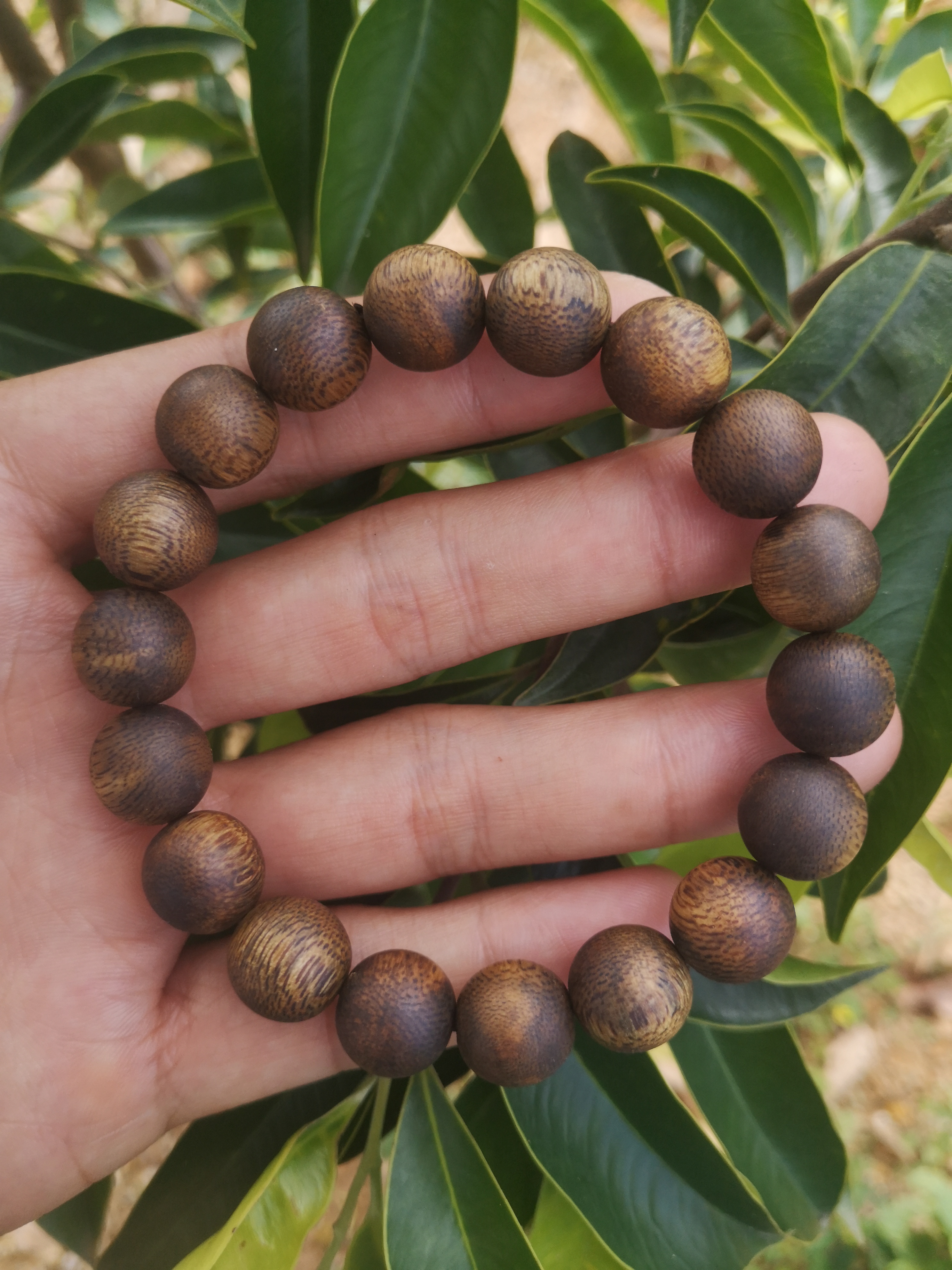 沉香奇楠沉香圆珠1.2单圈11g+多样性发一