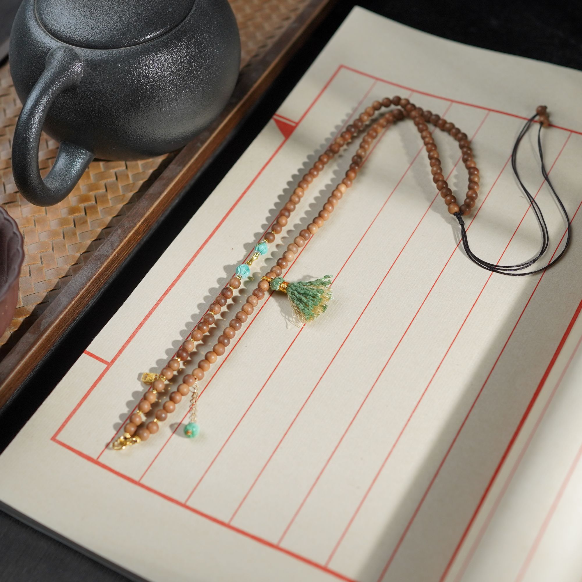 【松宜】绿松石*项链*18k金镶嵌